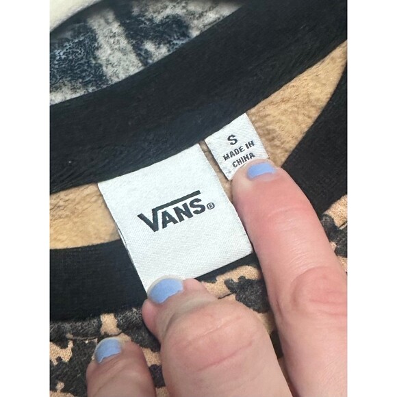 Vans | Cheetah Print Crewneck | 6y - Picture 3 of 3